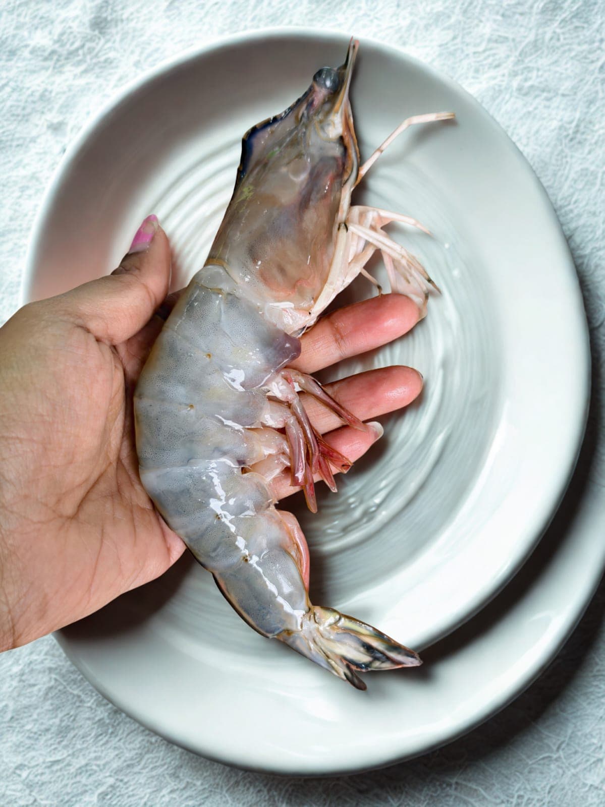 Large prawns