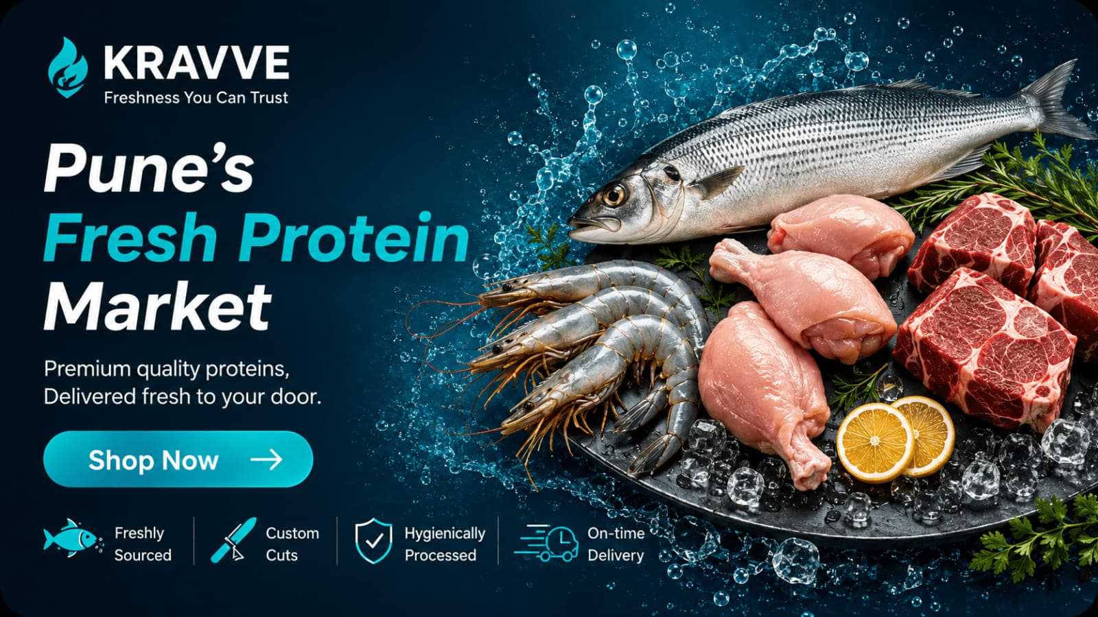 KRAVVE — trusted protein for Indian households